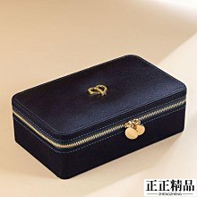 高檔精致首飾收納盒正方形便攜飾品盒PU皮革戒指珠寶首飾盒 歷史價格詳細信息