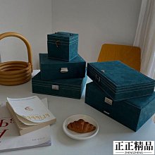 高檔精致首飾收納盒正方形便攜飾品盒PU皮革戒指珠寶首飾盒 歷史價格詳細信息