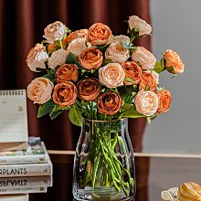 假花仿真花擺設客廳插花防餐桌花擺花家居裝飾品花藝擺件花束輕奢半米潮殼直購 歷史價格詳細信息