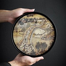 新款家用茶盤瀝盛水托盤圓長方形功夫胡桃色茶臺具楠竹~特價~特價 歷史價格詳細信息