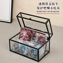 吧唧收納盒 徽章收納盒 IKEA宜家吧唧收納盒亞克力透明置物架帶蓋密封防潮徽章周邊穀子防 歷史價格詳細信息