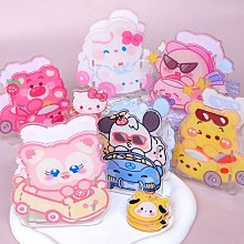 亞克力筆筒化妝刷收納桶辦公桌面透明收納盒三格名片置物盒簡約 歷史價格詳細信息