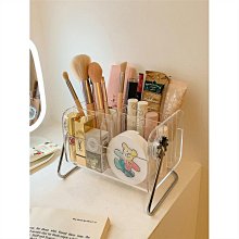 化妝刷收納筒高級感旋轉化妝品收納盒桌面梳妝臺口紅置物架子筆筒 歷史價格詳細信息