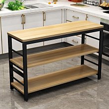 廚房切菜桌置物架家用微波爐架落地多層收納櫃操作檯 歷史價格詳細信息