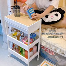 床邊小推車帶抽屜多層零食收納架宿舍落地置物架帶輪可移動儲物架-有家精品店 歷史價格詳細信息