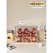 公仔展示盒盲盒收納展示架亞克力透明桌面防塵手辦擺件展示櫃泡泡瑪特展示盒 歷史價格詳細信息