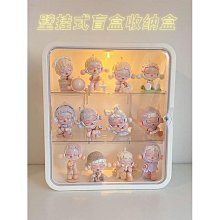 公仔展示盒盲盒收納展示架亞克力透明桌面防塵手辦擺件展示櫃泡泡瑪特展示盒 歷史價格詳細信息