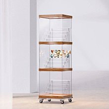 公仔展示盒盲盒收納展示架亞克力透明桌面防塵手辦擺件展示櫃泡泡瑪特展示盒 歷史價格詳細信息