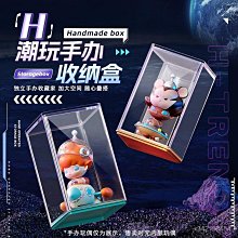 泡泡瑪特公仔盲盒展示盒手辦盲盒立牌展示收納盒玩偶娃娃展示盒架子放展示櫃 2KDN 歷史價格詳細信息