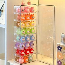 【手辦盲盒收納架】【防塵櫃】盲盒收納展示架亞克力展示盒泡泡瑪特透明防塵樂高公仔手辦收納盒 歷史價格詳細信息