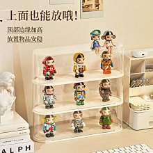 手辦展示盒泡泡瑪特盲盒公仔收納展示架子透明防塵可旋轉收納盒/7.27 歷史價格詳細信息