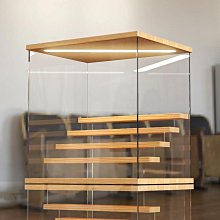 收納盒 公仔展示盒 盲盒展示盒泡泡瑪特旋轉展示盒透明亞克力展示架盲盒收納盒樂高手辦展示櫃 歷史價格詳細信息