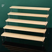 亞克力階梯架手辦桌面擺件模型娃娃置物架盲盒陳列飾品展示架 歷史價格詳細信息