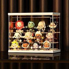 公仔展示盒盲盒收納展示架亞克力透明桌面防塵手辦擺件展示櫃泡泡瑪特展示盒 歷史價格詳細信息