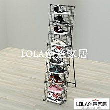 賣鞋的展示架運動鞋架商用陳列柜落地多層直播商場鞋店鋪鞋子貨架『LOLA創意家居』 歷史價格詳細信息