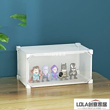 透明盲盒手辦收納展示架多層泡泡瑪特單個公仔收納展示盒旋轉桌上 歷史價格詳細信息