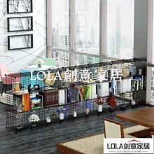 鐵藝辦公室隔斷屏風置物架工業風書架客廳餐廳卡座鐵網裝飾展示架 歷史價格詳細信息