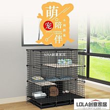 狗籠子帶廁所實木小型犬中型寵物狗狗圍欄柵欄室內貓籠子狗窩別墅【優選百貨】 歷史價格詳細信息