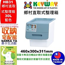 鄉村直取式整理箱- HB-41 藍色  【大潤發】 歷史價格詳細信息