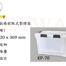 KEYWAY 布拉格系列 前取式整理箱 70L 水藍色款 型號KP70-1 歷史價格詳細信息