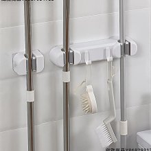 拖把掛鉤免打孔壁掛衛生間拖布收納架強力固定粘鉤卡扣拖把夾掛架~特價 歷史價格詳細信息