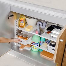 廚房下水槽伸縮收納置物架/層架(單層單層款/伸縮53-88cm) 歷史價格詳細信息