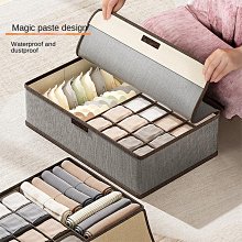 棉麻內衣收納盒家用抽屜式分格神器衣櫃貼身內褲襪子三合一整理箱 歷史價格詳細信息
