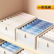現貨 快速發貨衣服收納箱家用衣柜分層整理盒放衣物褲子布藝棉麻折疊儲物筐神器 歷史價格詳細信息