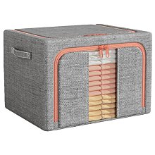 現貨 快速發貨衣服收納箱家用衣柜分層整理盒放衣物褲子布藝棉麻折疊儲物筐神器 歷史價格詳細信息