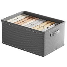 現貨 快速發貨衣服收納箱家用衣柜分層整理盒放衣物褲子布藝棉麻折疊儲物筐神器 價格比較,價格查詢,歷史價格詳細信息