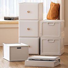 現貨 快速發貨衣服收納箱家用衣柜分層整理盒放衣物褲子布藝棉麻折疊儲物筐神器 歷史價格詳細信息