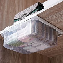 神器透明內褲輕奢襪子家用收納盒內衣整理衣櫃收納免打孔臥室壁掛 歷史價格詳細信息