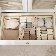 現貨 快速發貨褲子收納神器衣服收納箱家用衣柜分層布藝牛仔褲衣物收納整理盒筐 歷史價格詳細信息
