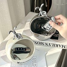 入戶玄關擺件鑰匙收納盒進門鞋柜客廳裝飾品電視柜儲物盒喬遷禮物半米潮殼直購 歷史價格詳細信息