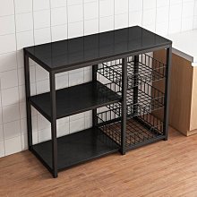 特賣-廚房蔬菜置物架落地多層抽屜式菜籃子收納架多功能放水果儲物柜子 中大號尺寸議價 需自行安裝 歷史價格詳細信息