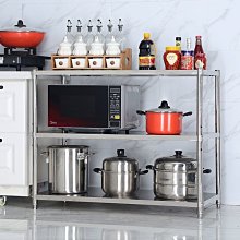 廚房三四層微波爐架子置物架落地不鏽鋼烤箱架子收納儲物貨架 歷史價格詳細信息