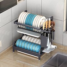 廚房置物架免安裝碗架瀝水架多功能收納架碗盤晾放碗筷收納盒  精選好物-正正精品 歷史價格詳細信息