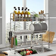 廚房水槽瀝水架水池碗碟置物架瀝水碗盤架可折疊伸縮瀝水籃收納架~雜貨罐子 歷史價格詳細信息