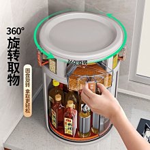 廚房旋轉多功能置物架家用落地多層零食小推車水果蔬菜籃子收納架-有家精品店 歷史價格詳細信息