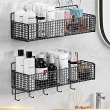 免打孔衛生間置物架浴室洗澡洗手間廁所洗漱臺牆上收納架子壁掛式 歷史價格詳細信息