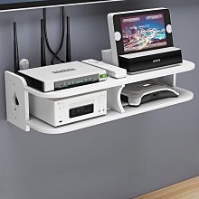 電視機頂盒置物架免打孔壁掛牆上無線路由器收納盒wifi投影儀支架 歷史價格詳細信息