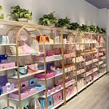 北歐置物架不鏽鋼客廳收納架多層落地隔板書架輕奢金葫蘆展示架 歷史價格詳細信息
