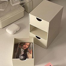 【桌面收納盒-三層】化妝品收納盒 抽屜收納盒 透明收納盒 文具收納盒 收納盒 保養品收納 歷史價格詳細信息
