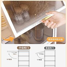 廚房置物架多層收納櫃多功能碗盤櫃微波爐整體櫥櫃家用收納櫃餐邊收納櫃 歷史價格詳細信息