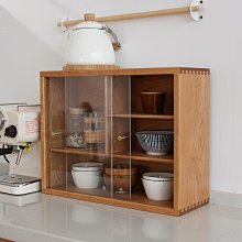 櫻桃木置物架投影儀廚房北歐牆上一字隔板壁掛臥室收納架簡約 歷史價格詳細信息