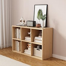 矮書柜北歐實木儲物收納客廳置物架日式落地書架自由模塊組合柜 歷史價格詳細信息