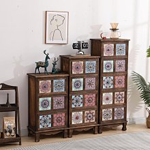 美式全實木斗柜客廳靠墻夾縫收納柜抽屜式小窄柜立柜臥室儲物邊柜  露天市集  全台最大的網路購物市集 歷史價格詳細信息