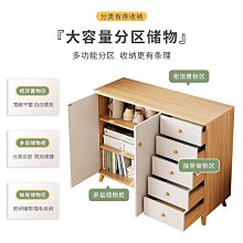 收納櫃五斗柜臥室客廳靠墻實木腿落地置物柜家用組合餐邊收納柜儲物柜子 價格比較,價格查詢,歷史價格詳細信息