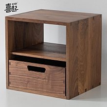收納櫃實木書柜組合格子柜落地書架方格柜儲物柜矮柜定制木柜簡約床頭柜 歷史價格詳細信息