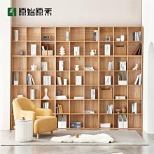 收納櫃實木書架靠墻一體落地置物架家用客廳多層收納儲物柜兒童簡易書柜 歷史價格詳細信息